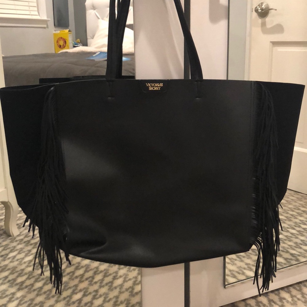 🔥Black Victoria secret tote bag!!!🔥
